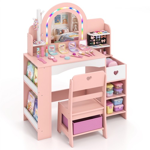 Kids vanity desk princess - desk,