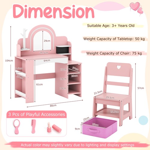 Pretend play makeup table kids - pretend,