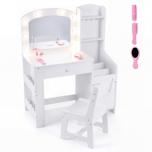 Kids vanity table chair set - table,