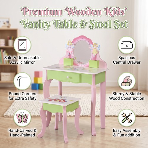 Kids vanity set pastel - vanity,