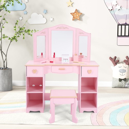 Children wooden vanity - , table