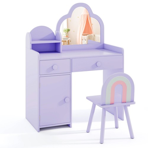 Kids vanity table - kids, chair