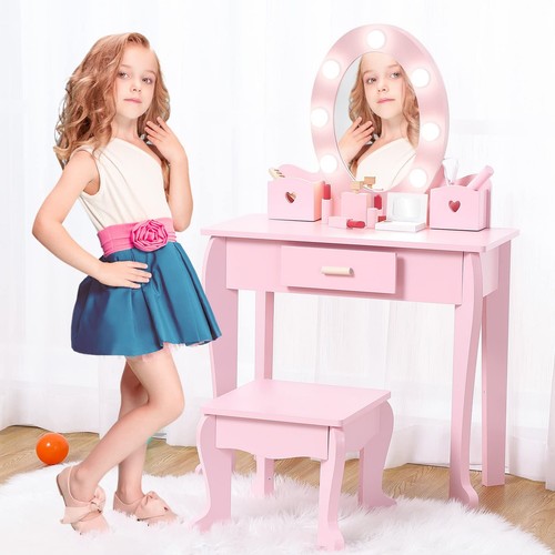 Vanity table and stool - vanity,