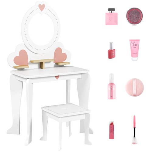 Kids vanity table - kids, chair