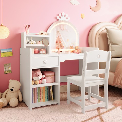 Kids vanity table chair set - table,