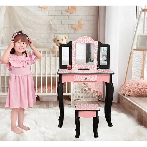 Kids vanity wooden makeup - kids,