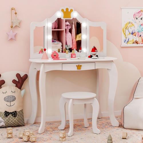 Kids vanity set with lighted - set,