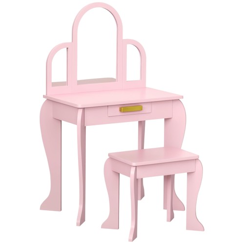Homcom kids dressing table and - kids,