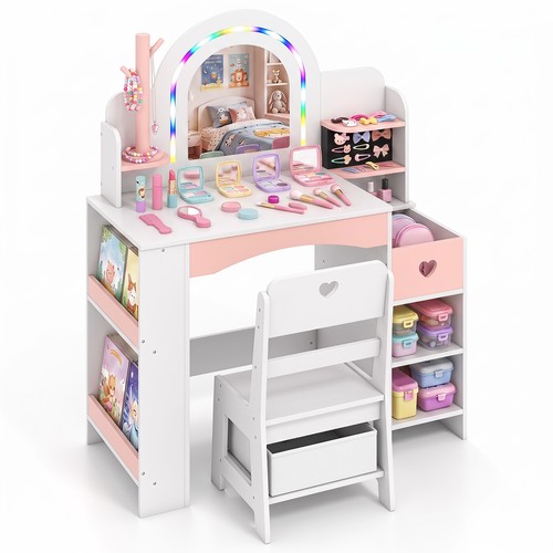 Kids vanity desk princess - desk,