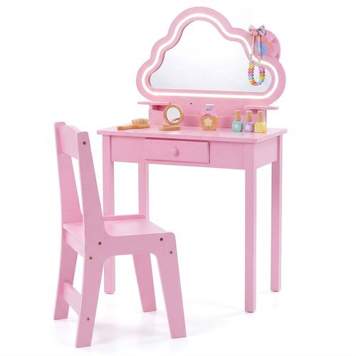 Kids vanity table with - table,