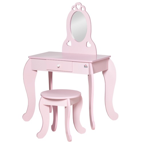 Homcom kids vanity table - homcom, &
