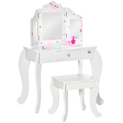 Homcom kids vanity table - homcom,