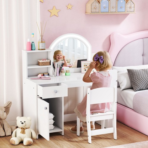 Kids vanity table and chair - vanity,