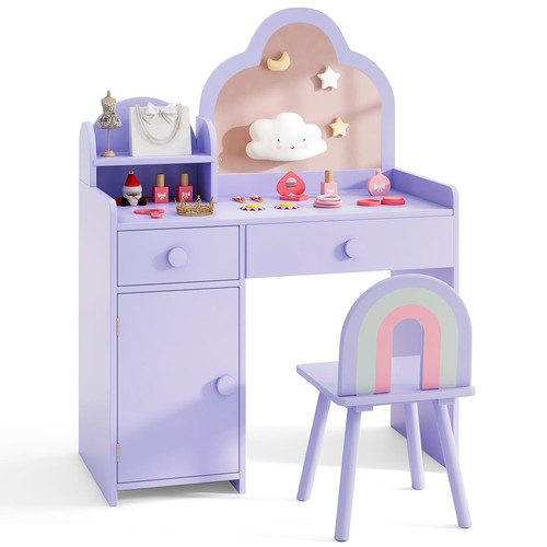 Kids vanity table and - and, chair
