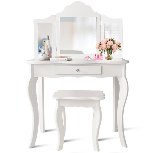 Kids vanity makeup table - kids,
