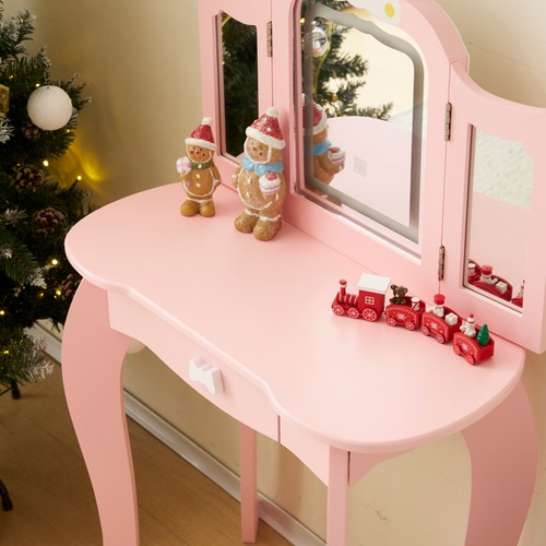 Kids vanity table and - and, chair
