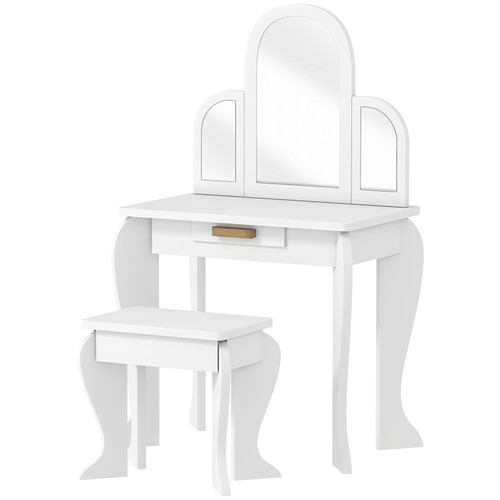 Homcom kids dressing table - dressing, set